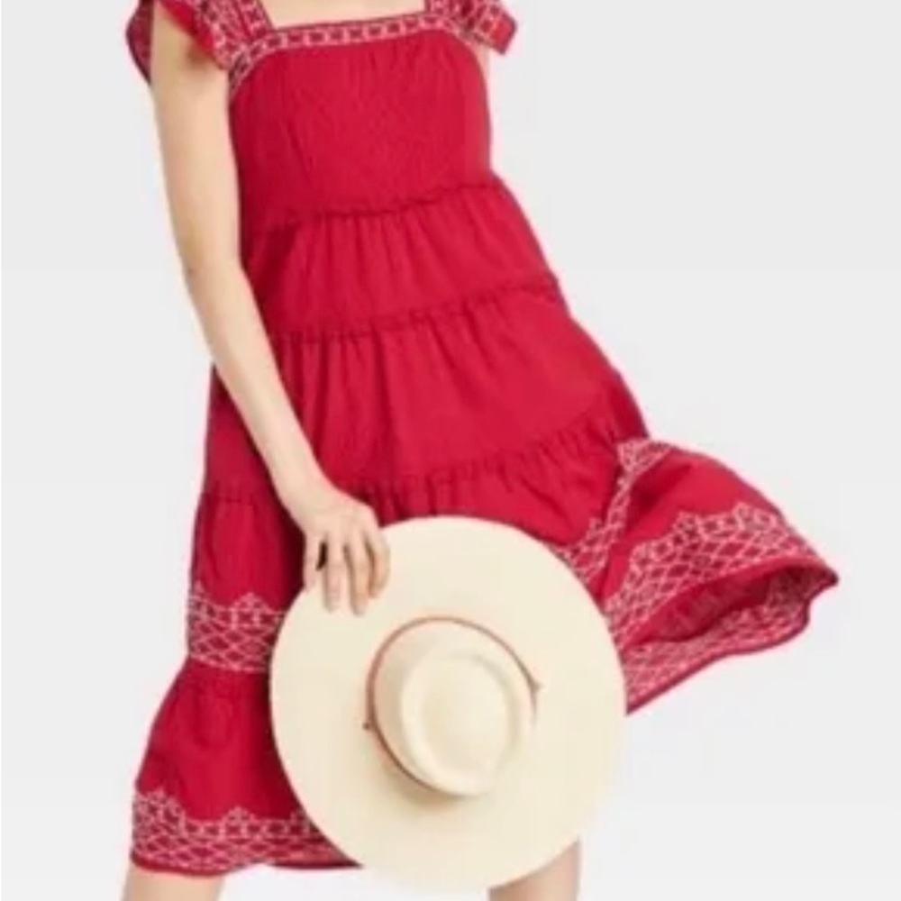 Knox Rose women’s large embroidered dress.